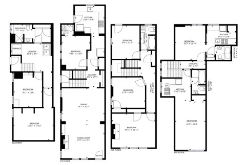 Floor Plans of the Entire House