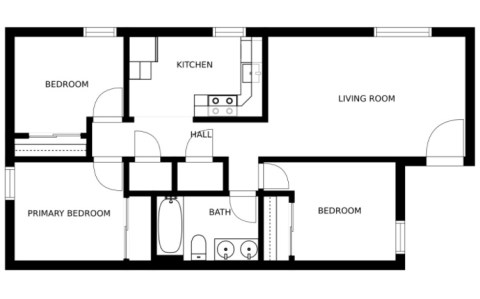 3 Br Floorplan