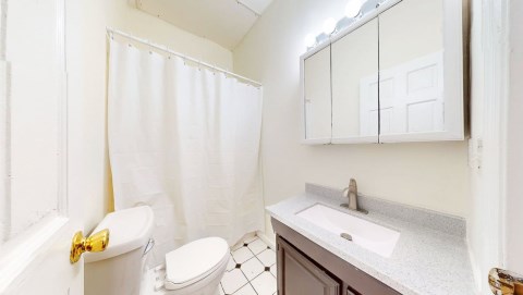 Newly updated bathroom