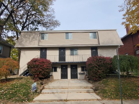 Front of building