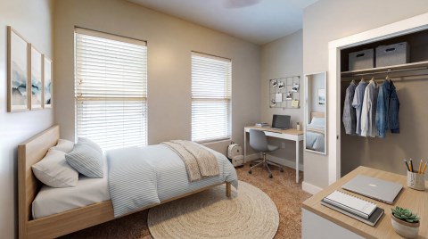 Staged Bedroom