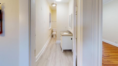 Full bathroom on second floor