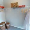 Oversized walk-in closets!