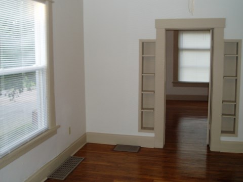 Built in shelving