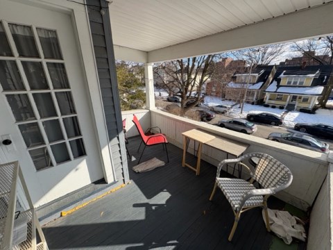 Front elevated porch