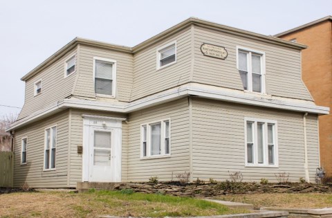 Front of building