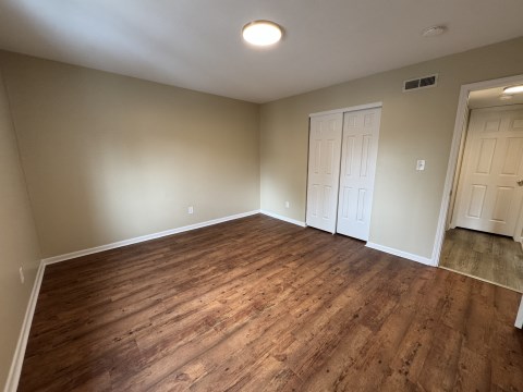 Bedroom 2 w/ new LVT wood flooring