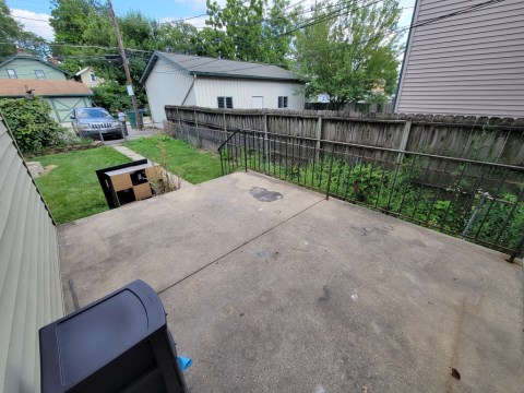 Private patio