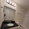 New vanity w/ granite tops and Kohler faucet