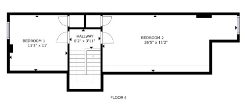 Floor plan layout! (Top floor)