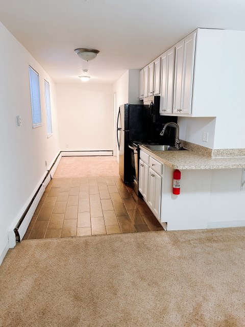 Kitchen and Dining Area/Living Room