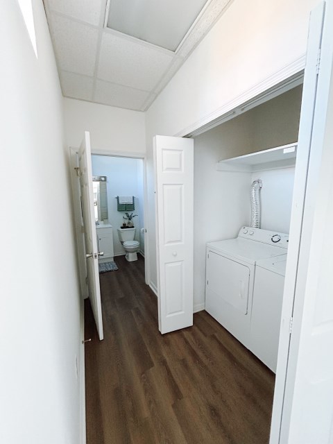 Hallway and Laundry Units