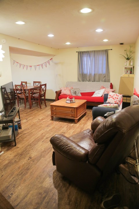 LIVING ROOM WITH UPDATED FLOORING