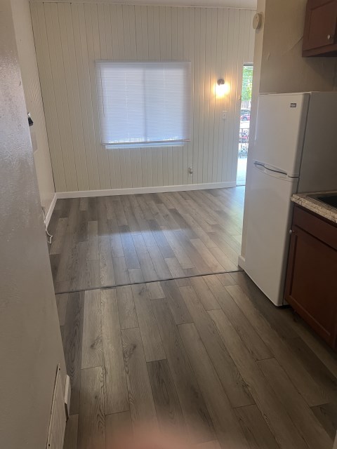 Kitchen and living