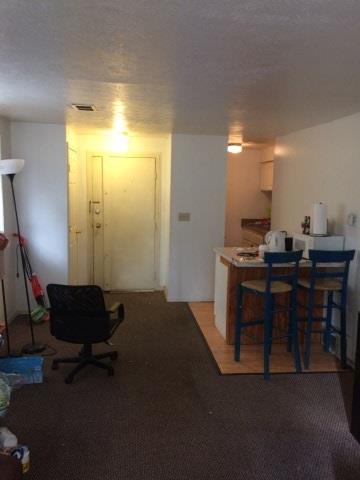 Kitchen and breakfast bar with dishwasher