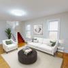 Spacious and well-lit living room!