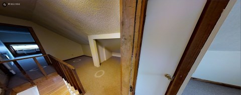 upstairs