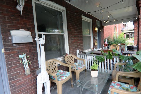 Front porch of 372 E Oakland