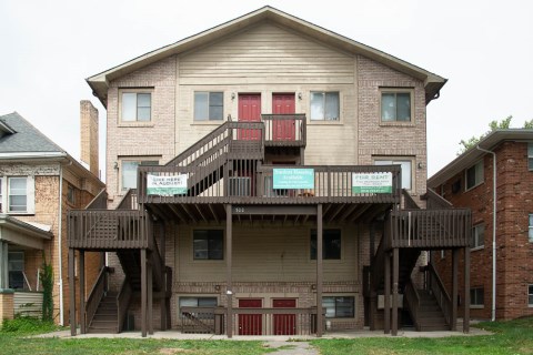 100 E. 13th Avenue exterior-you can see the Ohio Union from the yard!