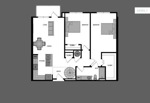 Floorplan for 522 Floor #1