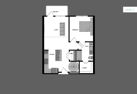 Floorplan for 531 Floor #1