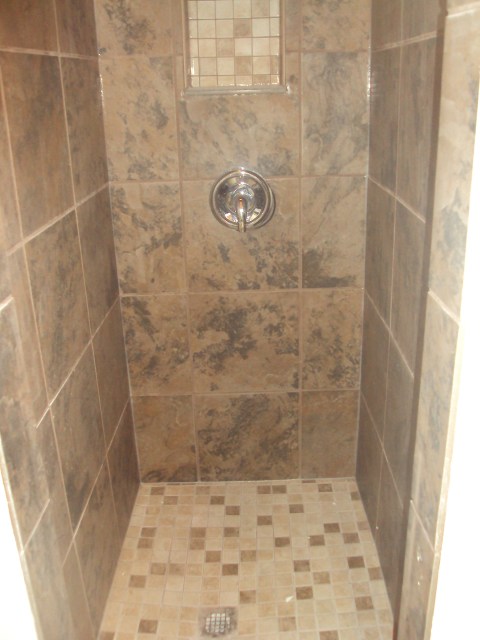 New Shower w/ Rain Head!