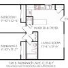 Units C, D and F Floor Plan