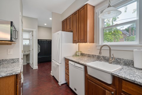 Kitchen and mud room