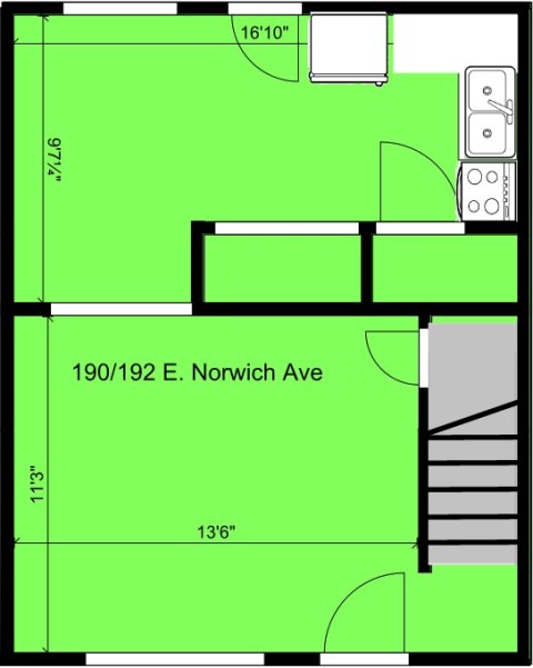 First floor layout