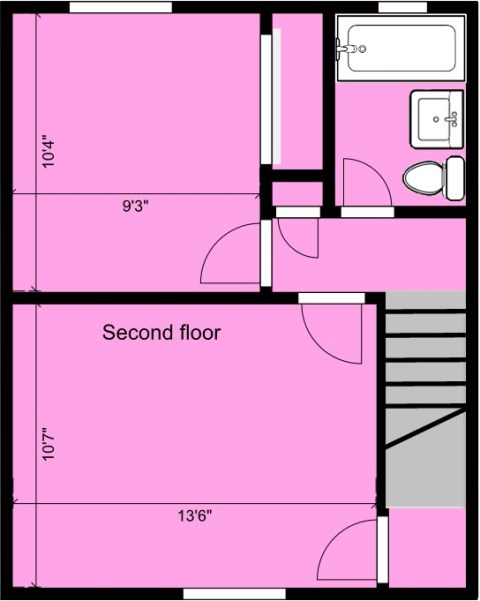 Second floor layout
