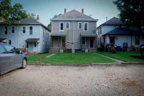 Backyard and Parking
