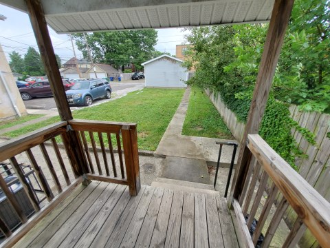 Back Yard & Parking Area