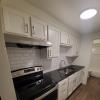 Renovated kitchen with Subway tile back splash & granite countertopshen