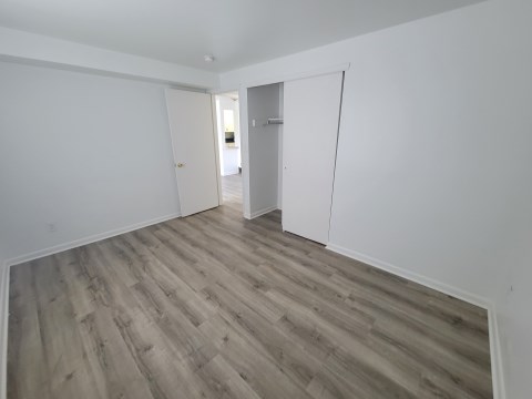 Bedroom 2 w/ new flooring