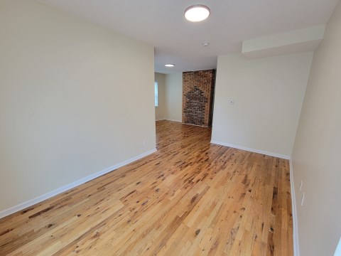 Looking into living room