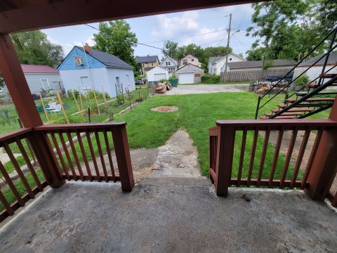 View from back porch