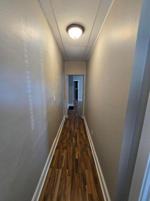 Entry hallway in ground level unit