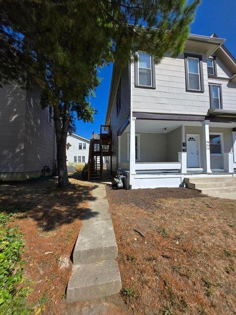West side of home