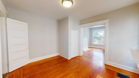 Dining Room with Beautiful Hardwood Floors