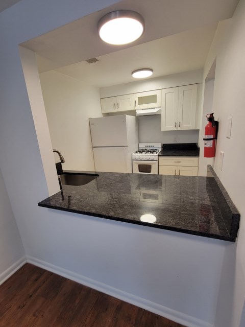 Renovated Kitchen with granite countertops