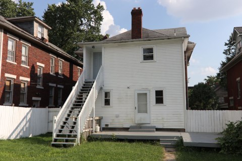 31-Back Of House With Deck and Stairway to 2nd floor
