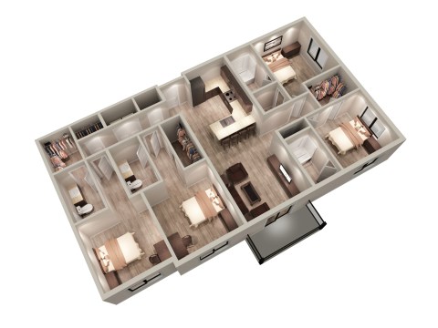 Four Bedroom Floorplan "D1"