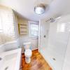 Beautiful recently updated full bathroom!  Walk in glass shower!