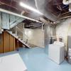 Basement with washer and dryer