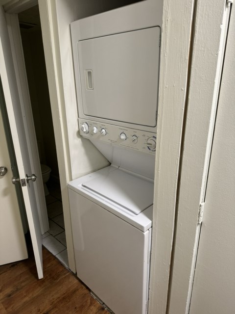 New washer and dryer