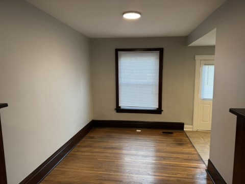 Dining room opens to kitchen & living room