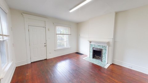 Beautiful living room and hardwood floors!