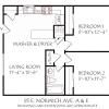 Units A & E Floor Plan