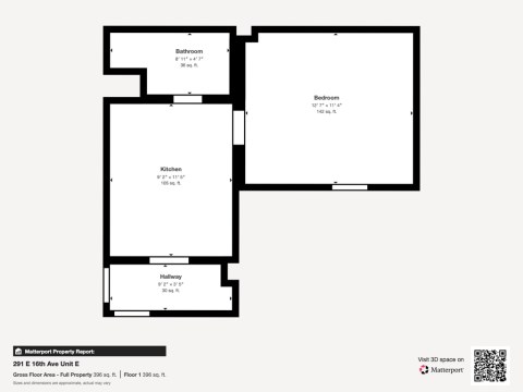 Floor plans for Unit E