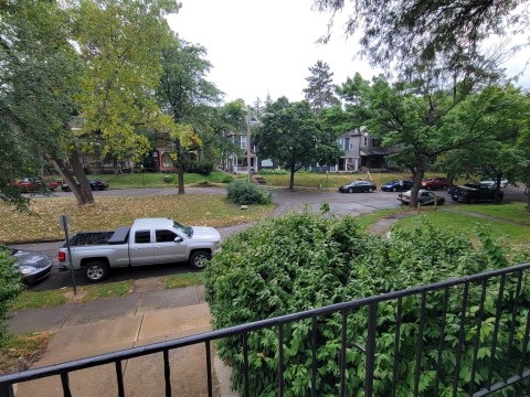 View of park across the street